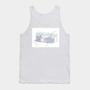 mining, equipment, cryptocurrency, watercolor, sketch, Illustration, hand drawn, modern Tank Top